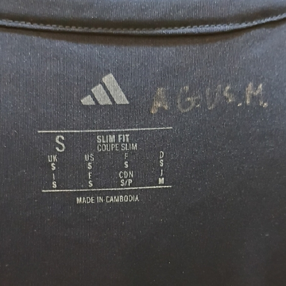 Adidas Navy & Yellow CABJ Boca Juniors Soccer Jersey Training Sz Small Preloved - Picture 6 of 7